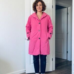 Pierrette Women's Coat - Pink Jacket, Size 6